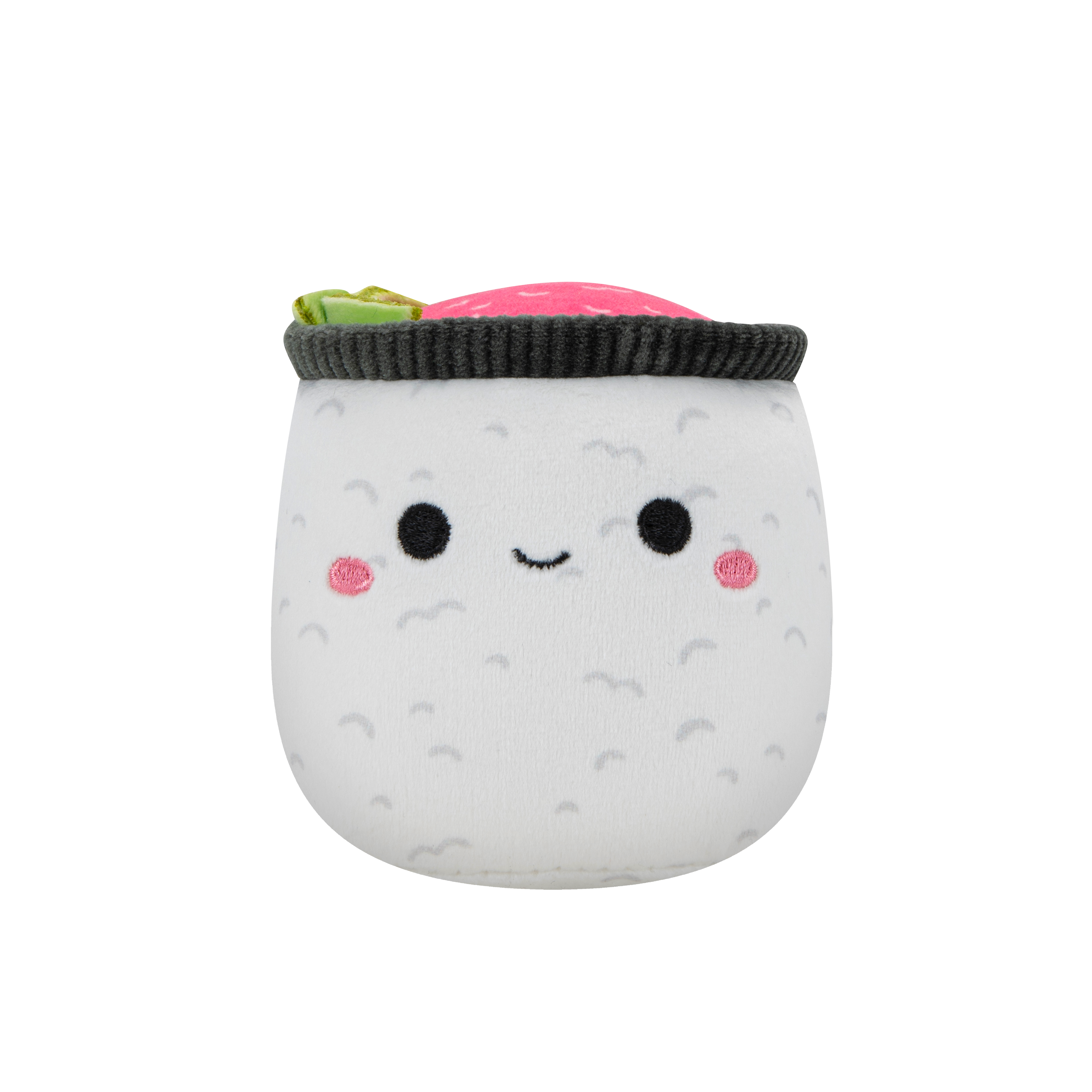 Squishmallows Original 3.5-Inch 2-Pack Shozo the Black Nori Sushi and Shun the Cucumber Sushi Roll Dog Toys