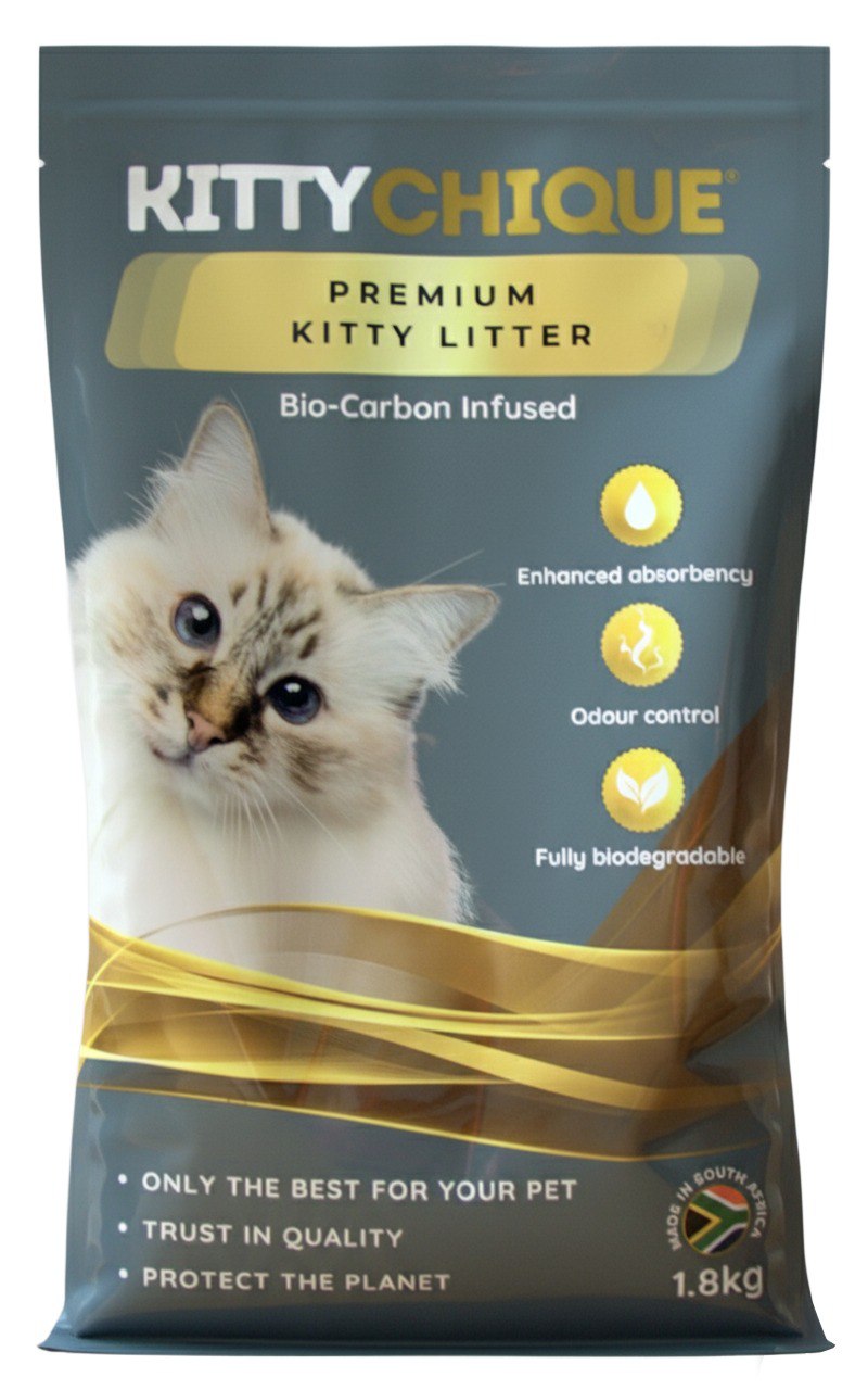Kitty Chique Premium Kitty Litter Bio-Carbon 1.8kg