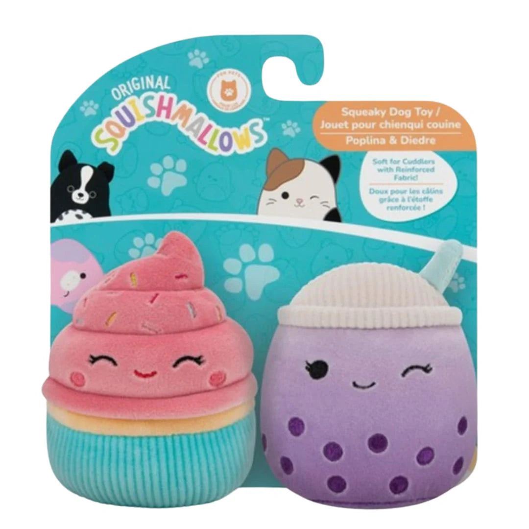 2 Pack Squeaky Plush Toy - Sweets – Poplina & Diedre